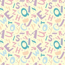 字母四方连续底纹