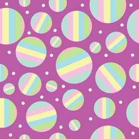 圆圈圆点条纹四方连续底纹