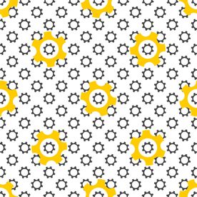 齿轮四方连续底纹