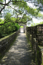 莲花山 古城墙