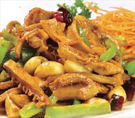 大蒜烧牛肚