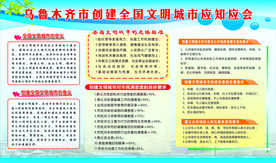 乌鲁木齐市创城应知应会