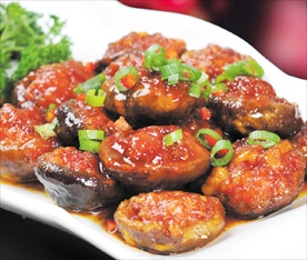 肉松酿香菇
