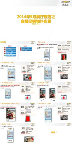 展厅规范之金融促销方案