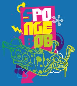 蓝色卡通海绵宝宝