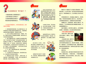 三折页 消防知识 安全