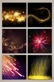 黑色星光主题主图背景绚丽炫酷背