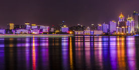 美丽的武汉夜景