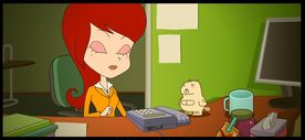 办公室职业女性flash素材