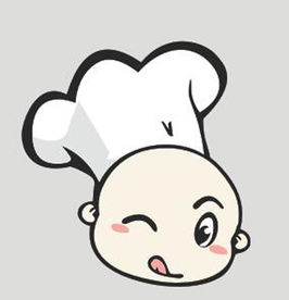 卡通厨师烘焙师蛋糕师头像