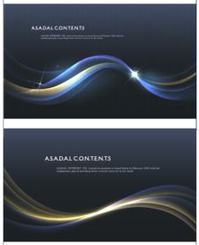 潮流动感曲线深蓝色背景