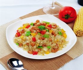 杭州炒饭美食图片