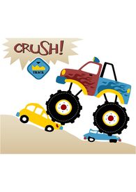 卡通大卡车矢量图下载