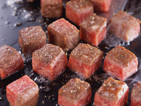 煎牛排 牛肉粒