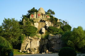 沈阳鸟岛 假山 凤凰山