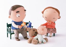 快乐家庭图素   人物图库