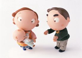 快乐家庭图素   人物图库