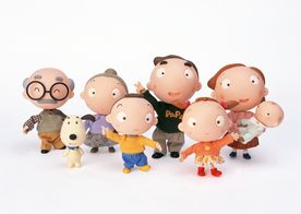 快乐家庭图素   人物图库