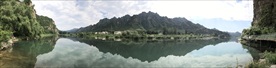 野三坡清泉山全景