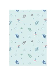 卡通机器人四方连续底纹