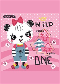 卡通大熊猫矢量图下载