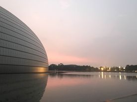 傍晚的鸟巢