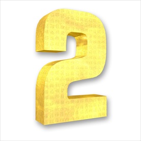 3D黄金数字2