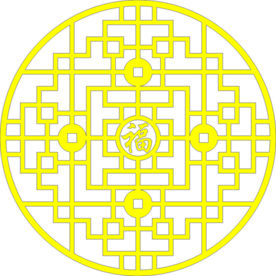 镂空 花格 精美 协调 高清图