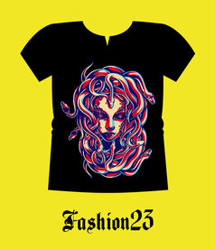 美杜莎女神文化衫