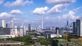台风过后的广州城