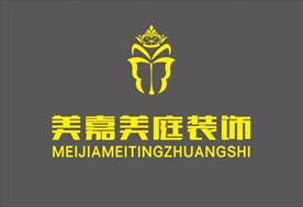美嘉美庭装饰logo旗子
