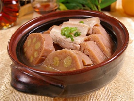 绿豆酿莲藕