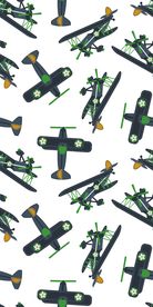 手绘飞机四方连续底纹