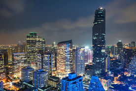 繁华大城市夜景