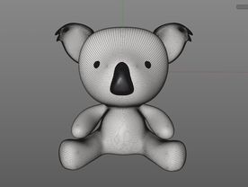 考拉玩偶3D模型