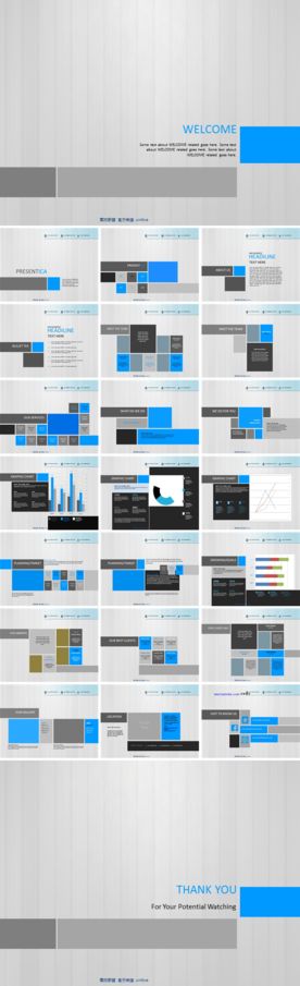 PPT设计 简洁PPT模板