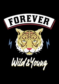 手绘卡通老虎头矢量图下载