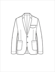 服装款式画技法矢量图下载