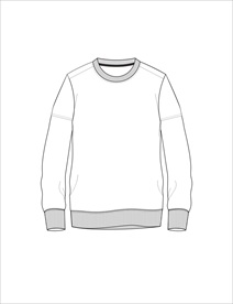 服装款式画技法矢量图下载