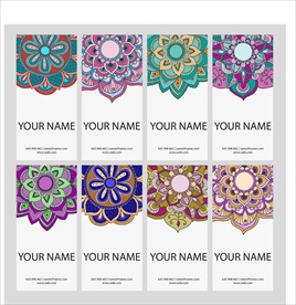 民族风花纹包装标识矢量图下载