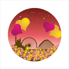 矢量场景 情人节