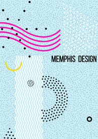 民族风孟菲斯花纹矢量图下载