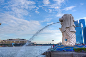 新加坡空中花园鱼尾狮