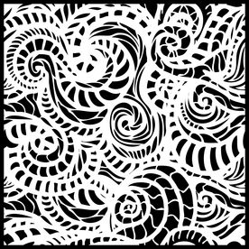 黑白花纹底纹矢量图下载