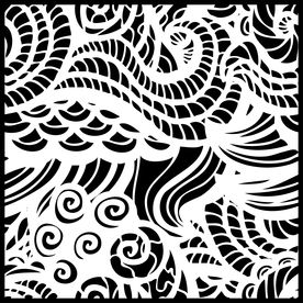 黑白花纹底纹矢量图下载