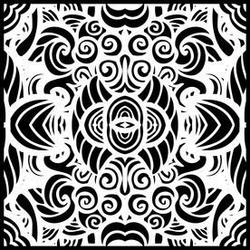 黑白花纹底纹矢量图下载