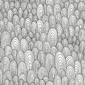 黑白花纹底纹矢量图下载