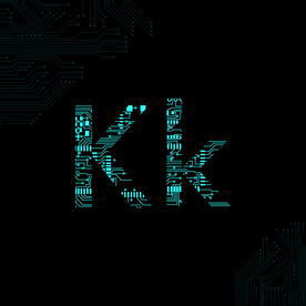 手绘电路板字体矢量图下载