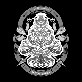 手绘盾牌花纹矢量图下载