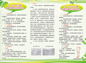 儿童中医保健三折页